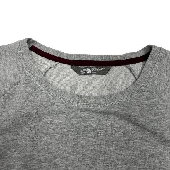 The North Face❤️Grey Jersey Crew Neck Sweatshirt Size M - Picture 11 of 15